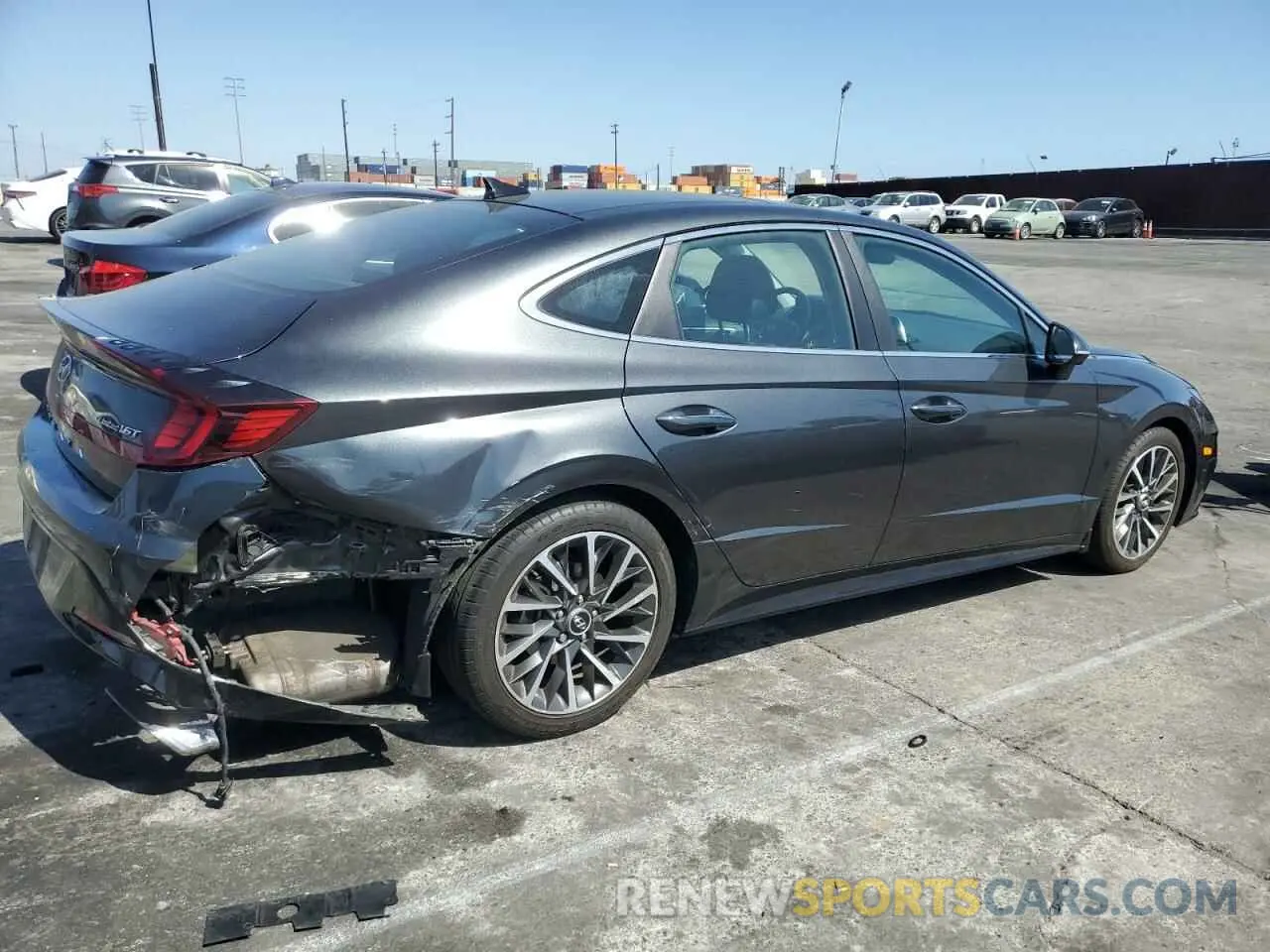 3 fotografías del automóvil dañado KMHL34J20NA195400 HYUNDAI SONATA 2022