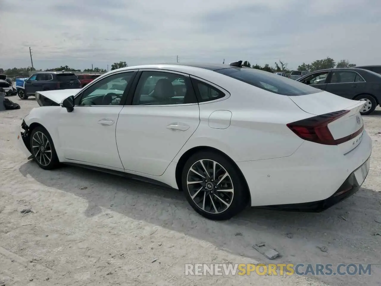 2 fotografías del automóvil dañado KMHL34J20NA216407 HYUNDAI SONATA 2022