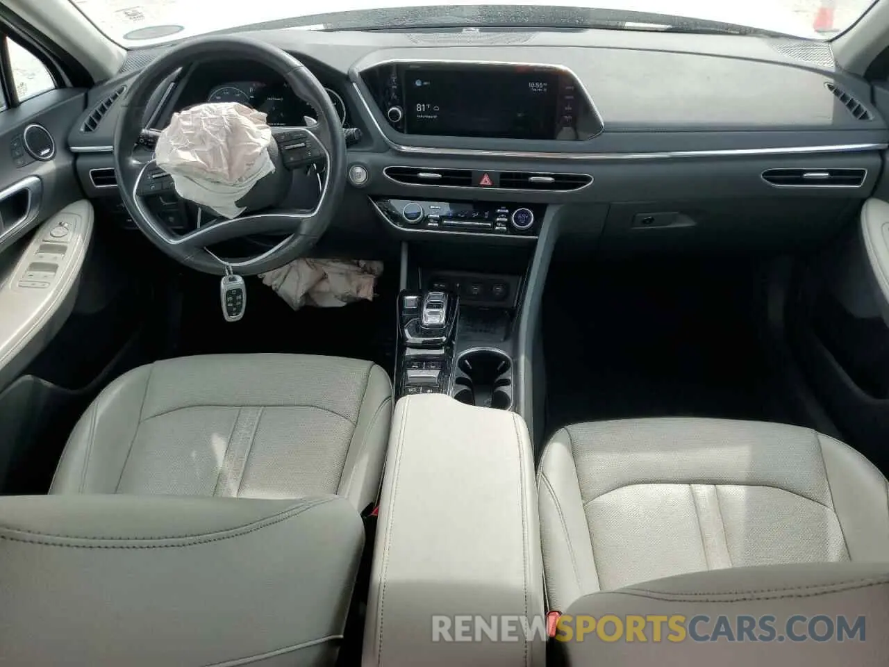8 fotografías del automóvil dañado KMHL34J20NA216407 HYUNDAI SONATA 2022