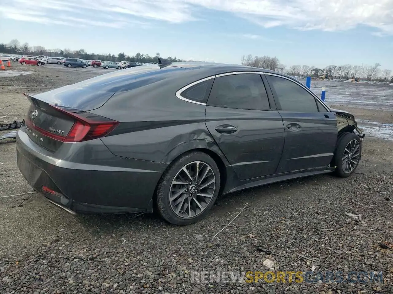 3 fotografías del automóvil dañado KMHL34J20NA226841 HYUNDAI SONATA 2022