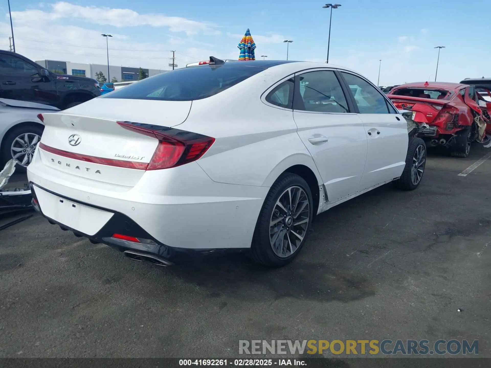 4 fotografías del automóvil dañado KMHL34J22NA227814 HYUNDAI SONATA 2022
