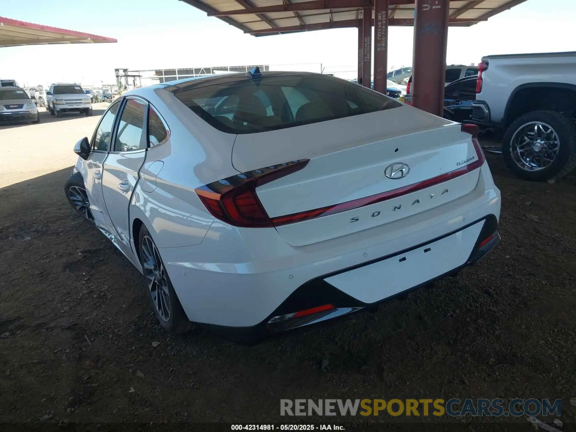 3 fotografías del automóvil dañado KMHL34J23NA168322 HYUNDAI SONATA 2022