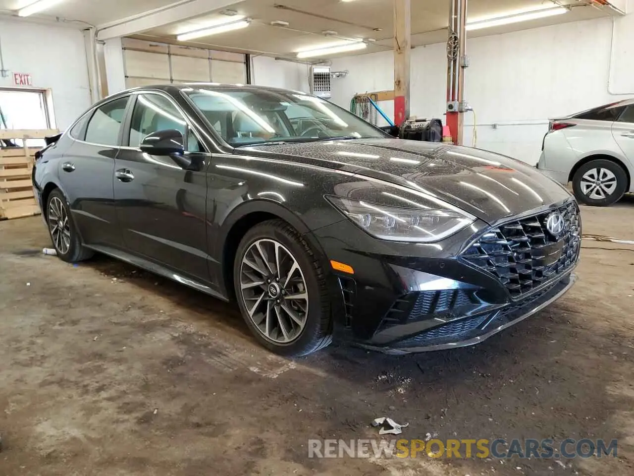 4 fotografías del automóvil dañado KMHL34J23NA180020 HYUNDAI SONATA 2022