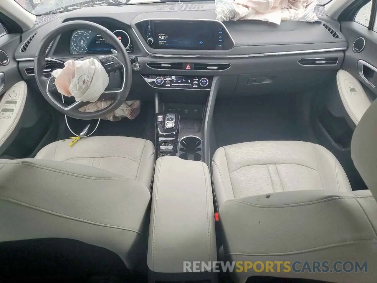 8 fotografías del automóvil dañado KMHL34J23NA195472 HYUNDAI SONATA 2022
