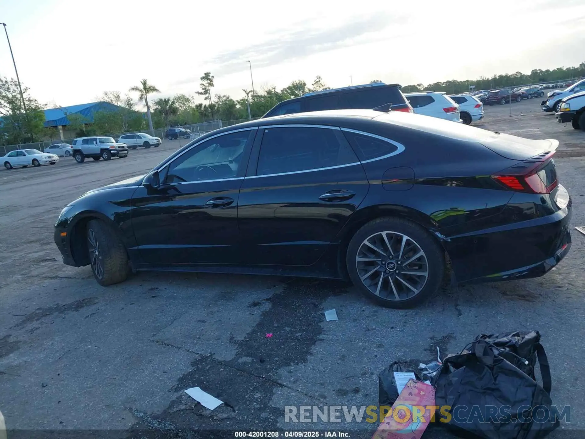 14 fotografías del automóvil dañado KMHL34J23NA204381 HYUNDAI SONATA 2022