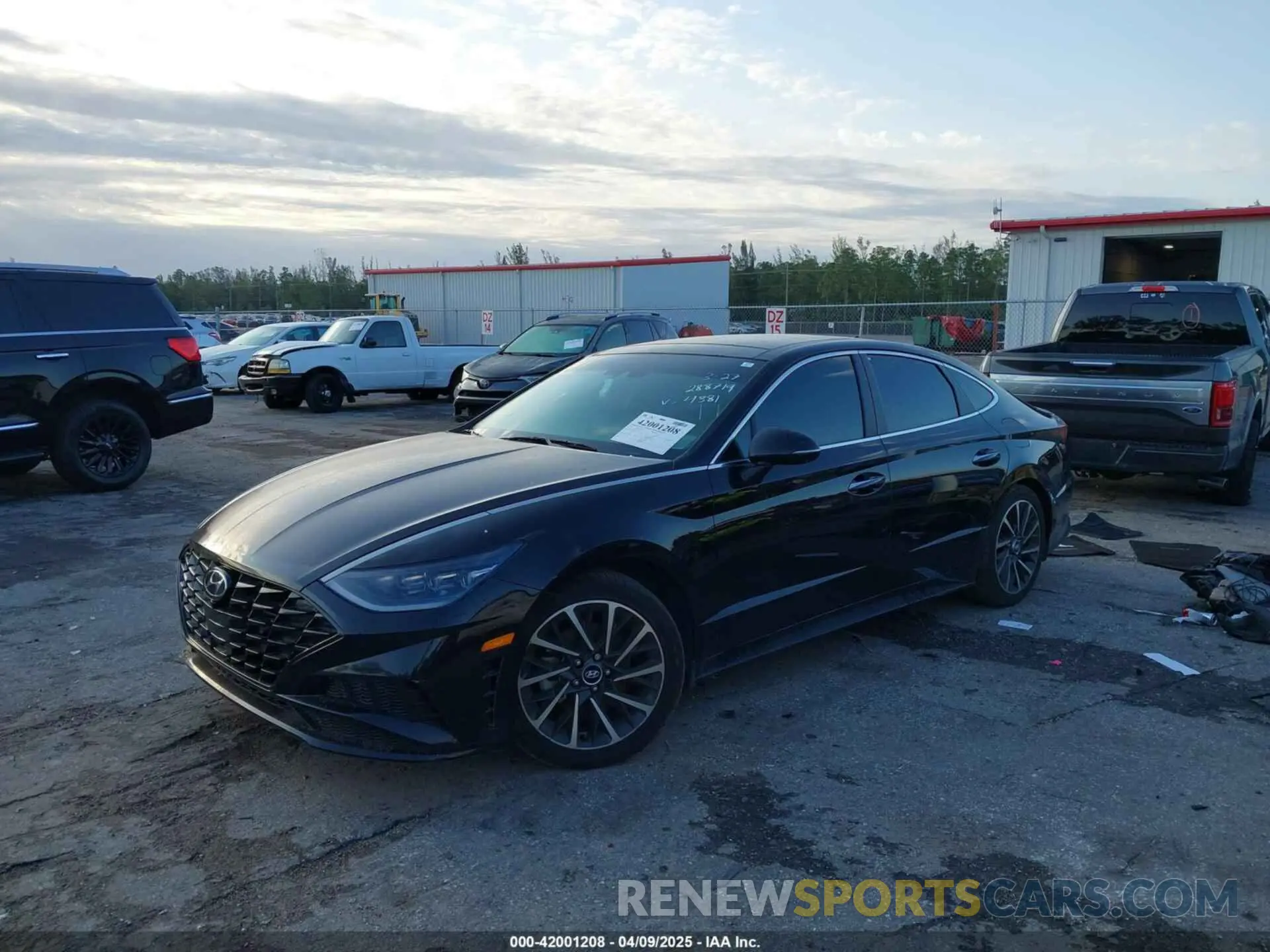 2 fotografías del automóvil dañado KMHL34J23NA204381 HYUNDAI SONATA 2022