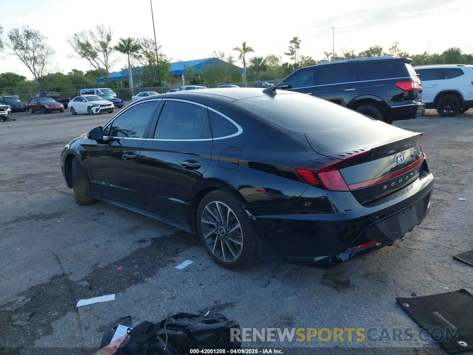 3 fotografías del automóvil dañado KMHL34J23NA204381 HYUNDAI SONATA 2022