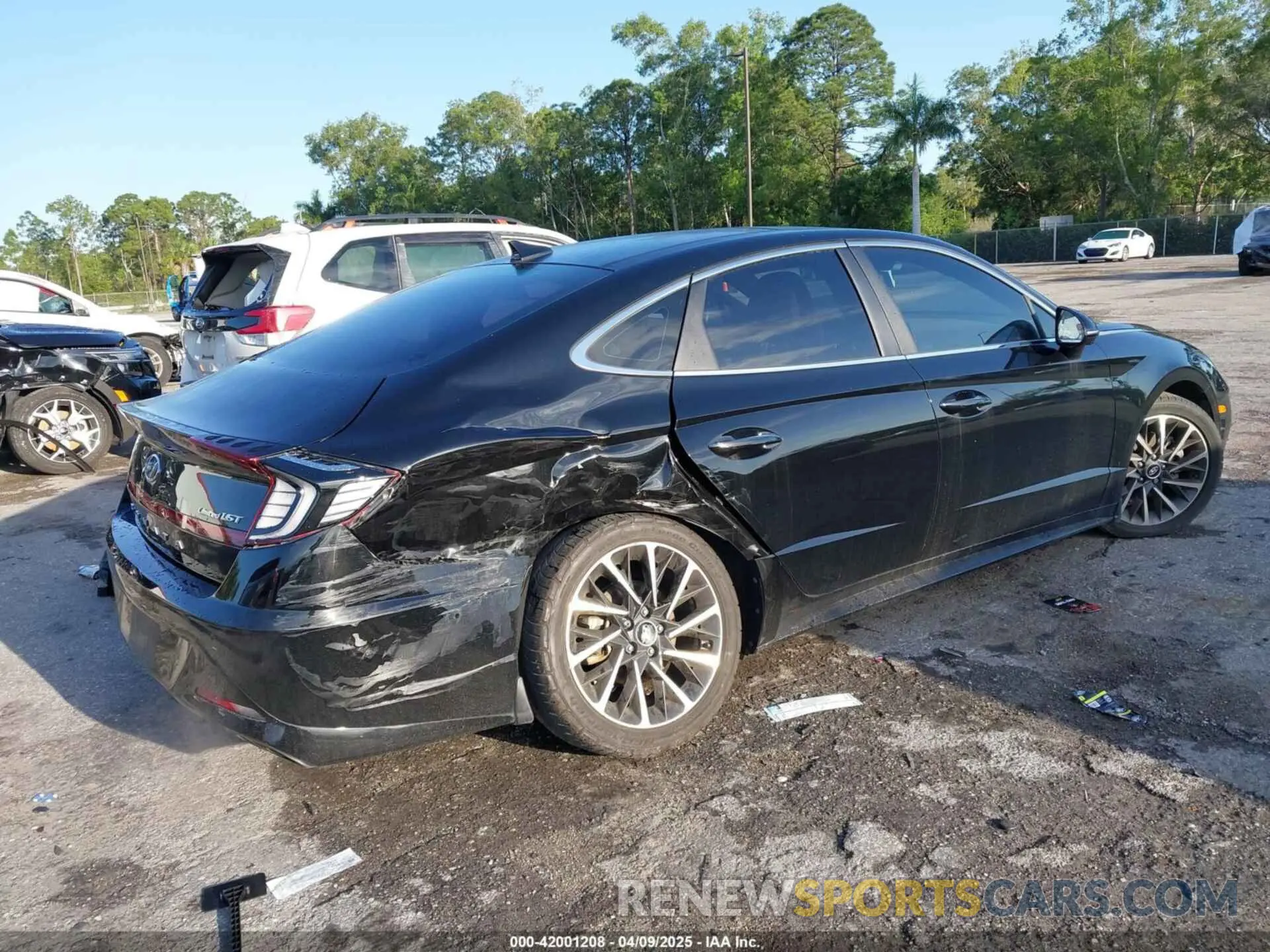6 fotografías del automóvil dañado KMHL34J23NA204381 HYUNDAI SONATA 2022
