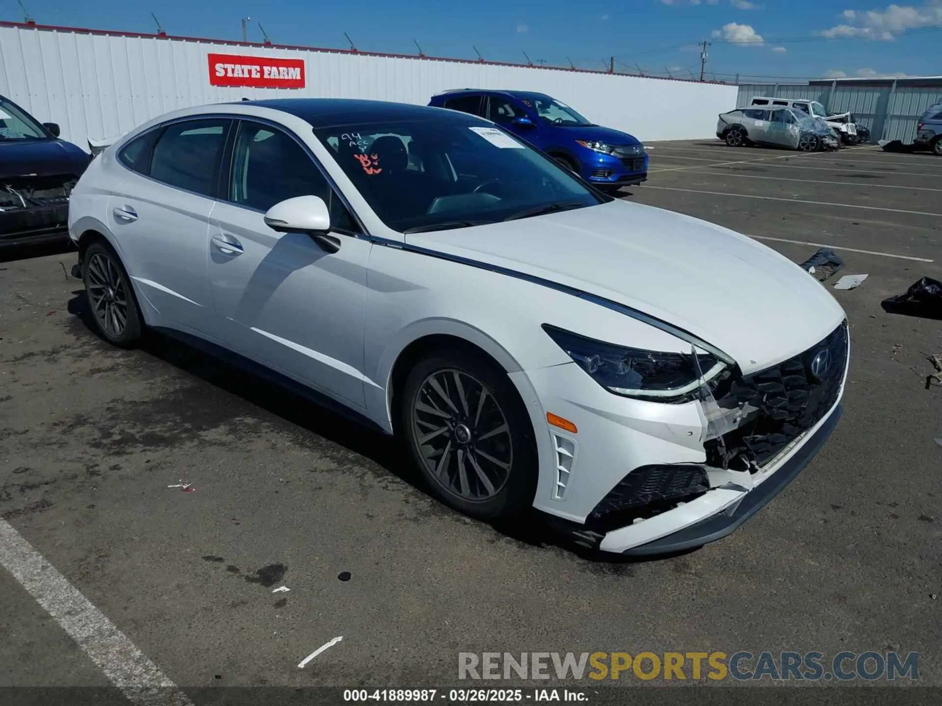 1 fotografías del automóvil dañado KMHL34J24NA188868 HYUNDAI SONATA 2022