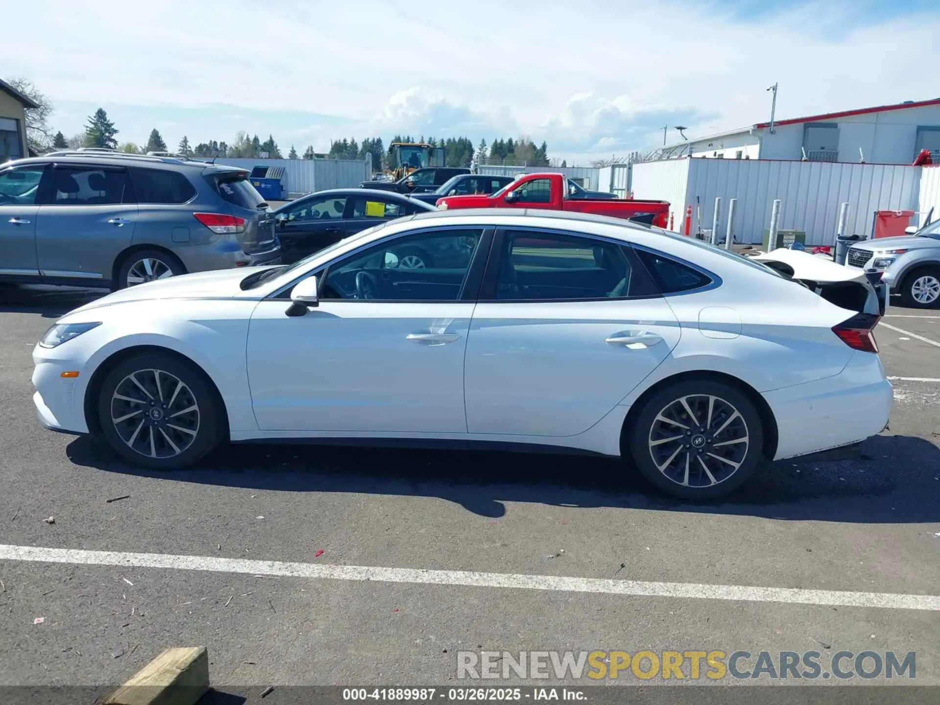 15 fotografías del automóvil dañado KMHL34J24NA188868 HYUNDAI SONATA 2022