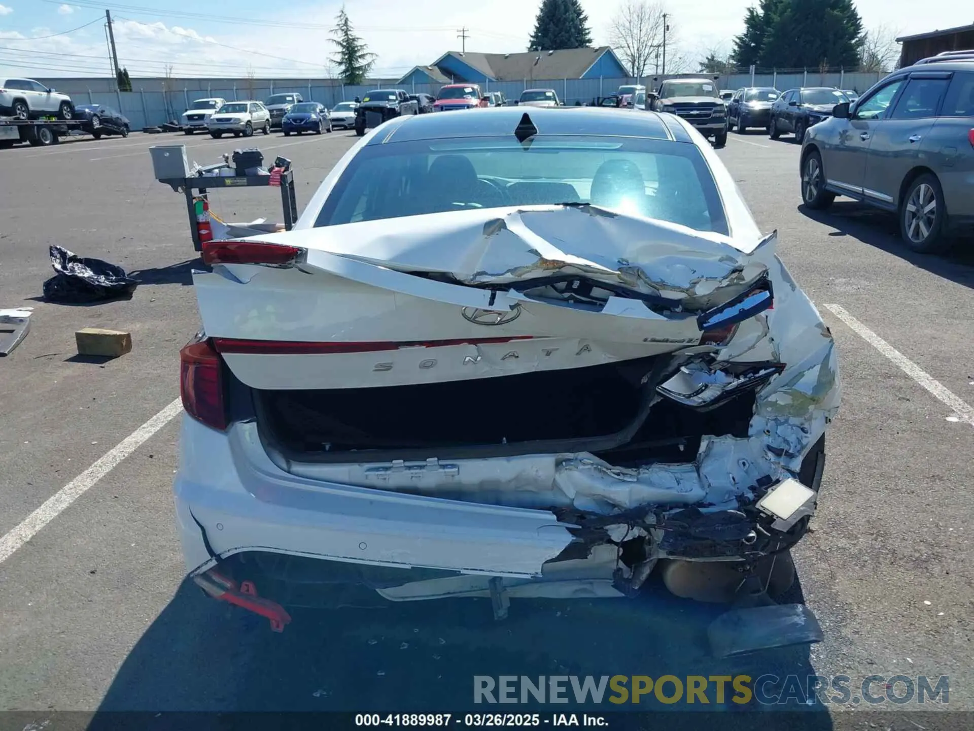 17 fotografías del automóvil dañado KMHL34J24NA188868 HYUNDAI SONATA 2022