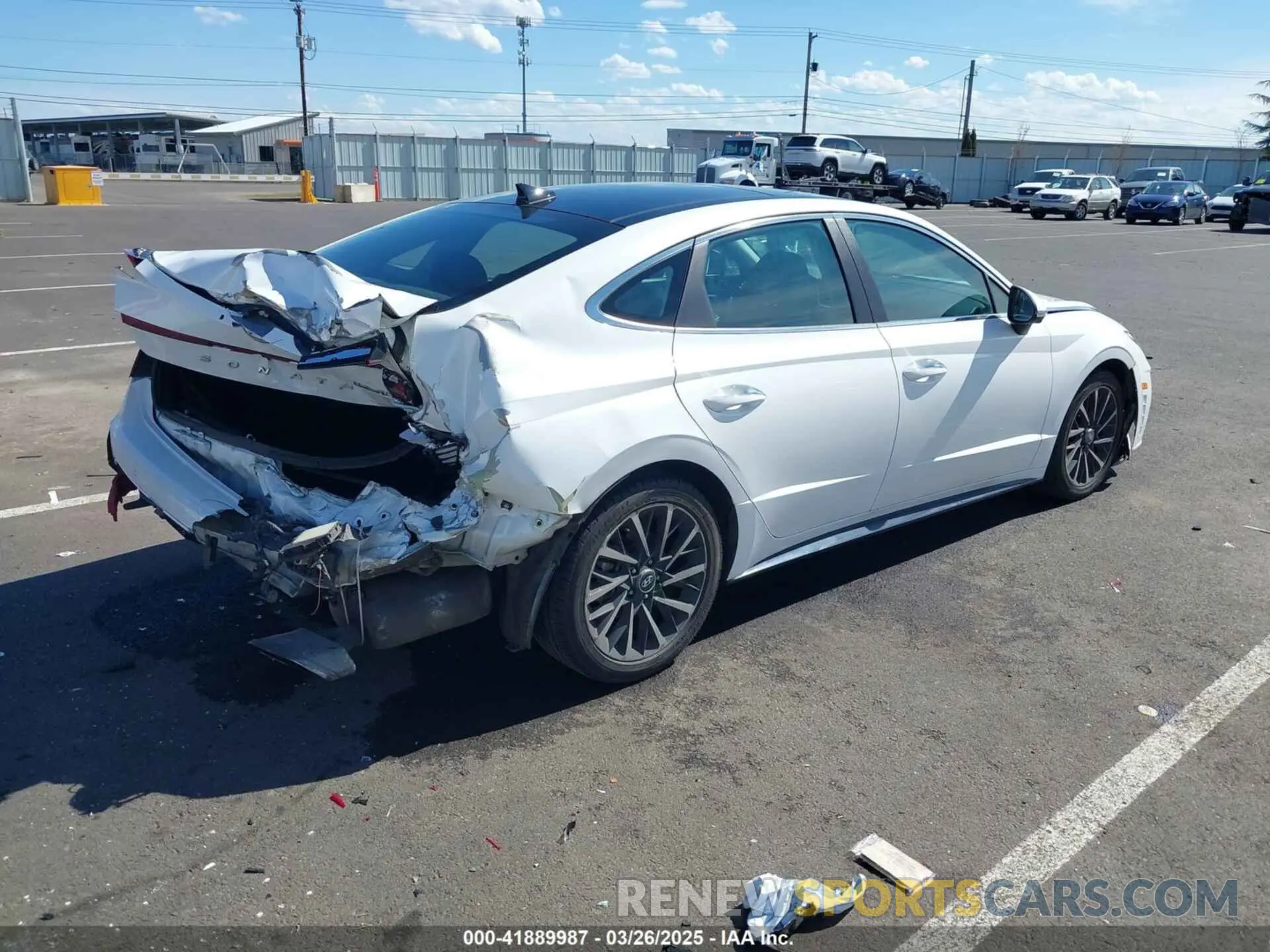 4 fotografías del automóvil dañado KMHL34J24NA188868 HYUNDAI SONATA 2022