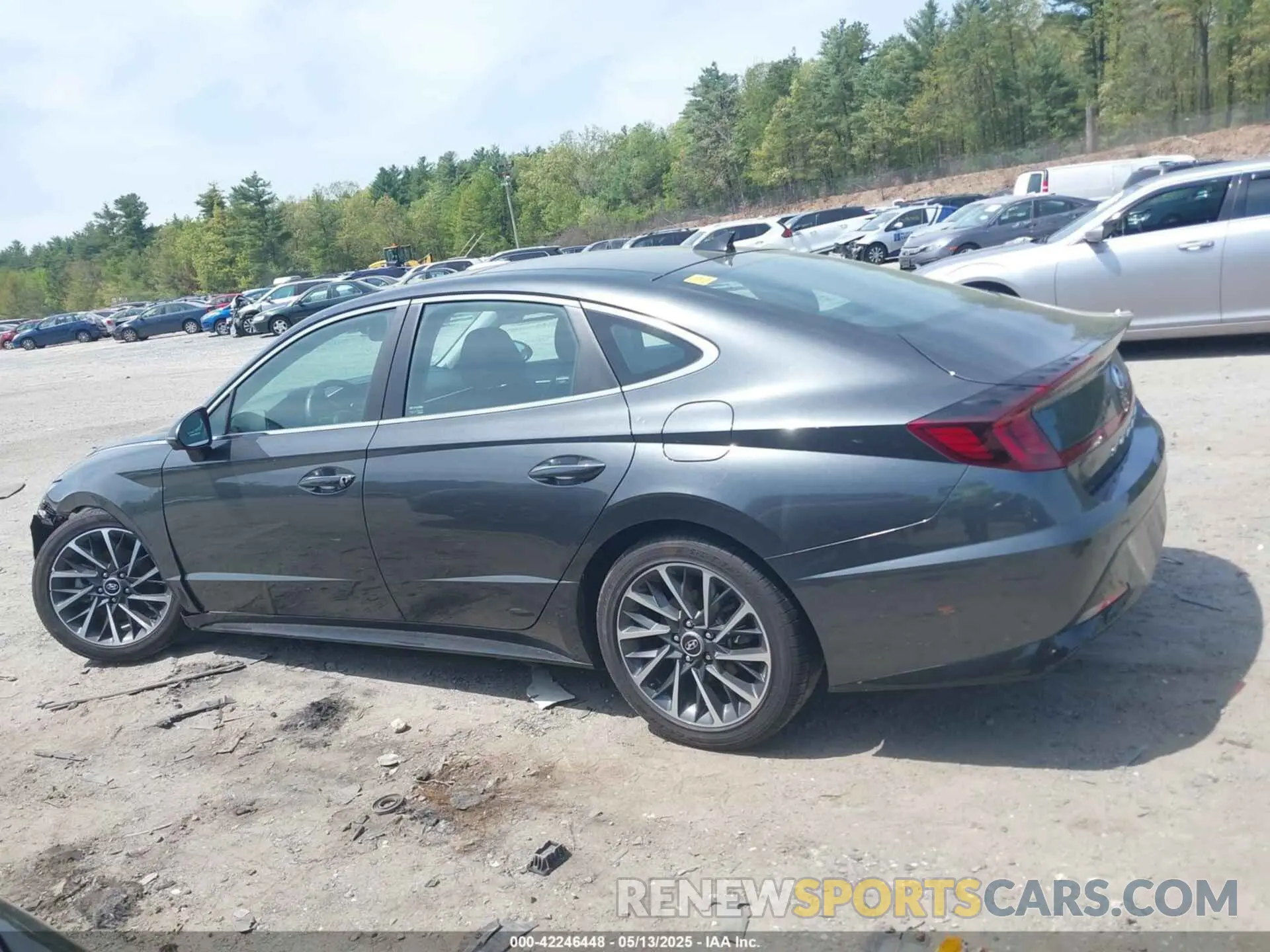 14 fotografías del automóvil dañado KMHL34J25NA206472 HYUNDAI SONATA 2022