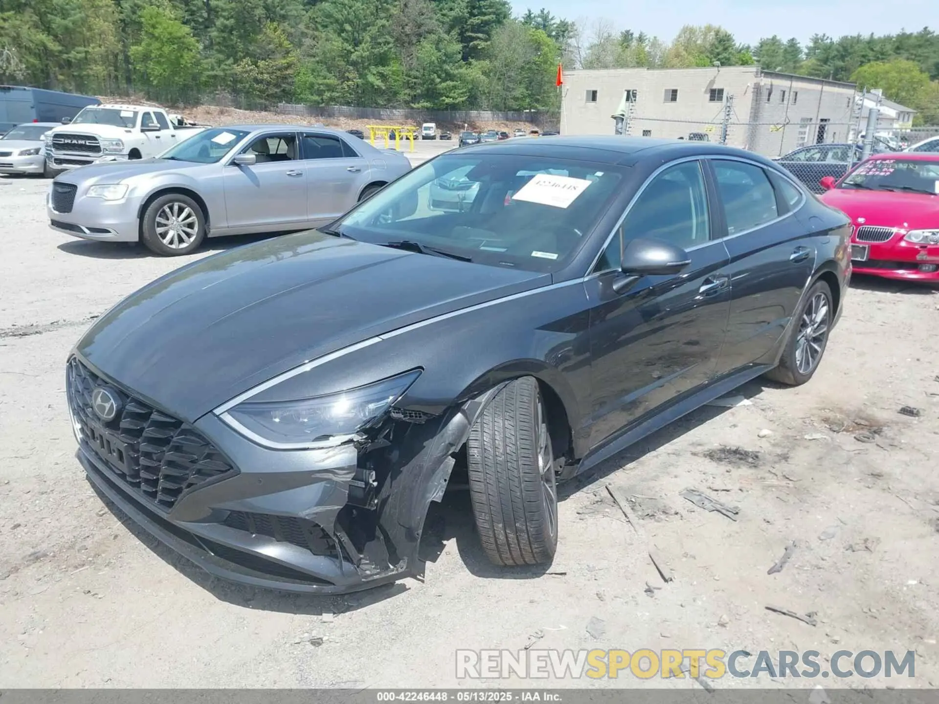 2 fotografías del automóvil dañado KMHL34J25NA206472 HYUNDAI SONATA 2022