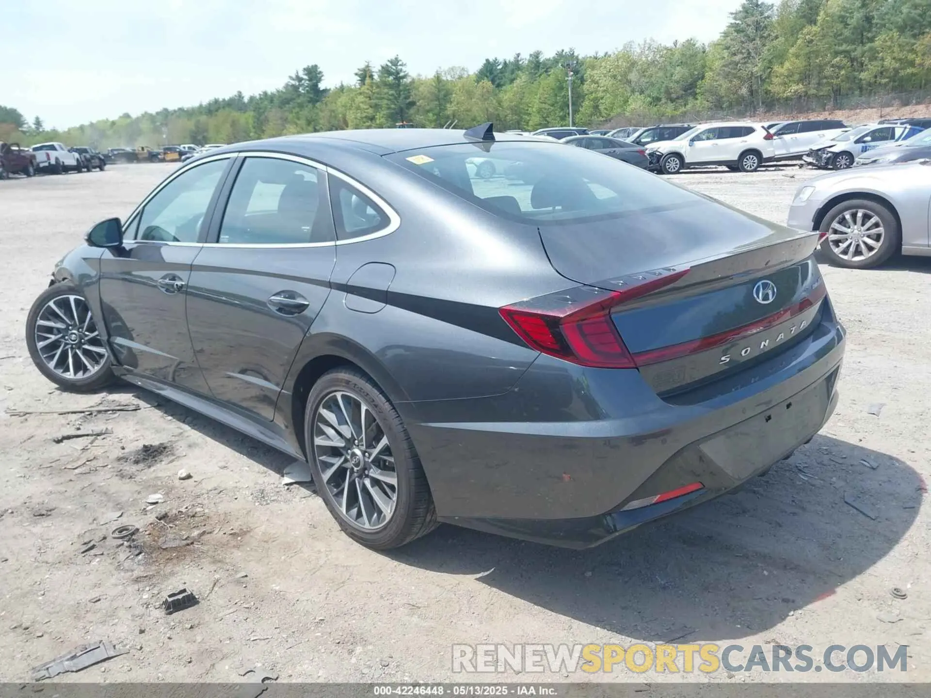 3 fotografías del automóvil dañado KMHL34J25NA206472 HYUNDAI SONATA 2022