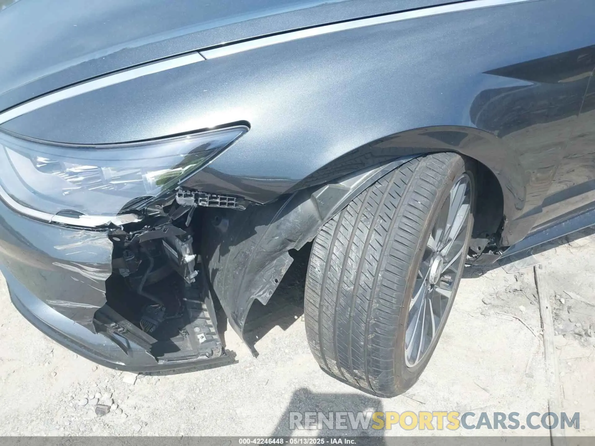 6 fotografías del automóvil dañado KMHL34J25NA206472 HYUNDAI SONATA 2022