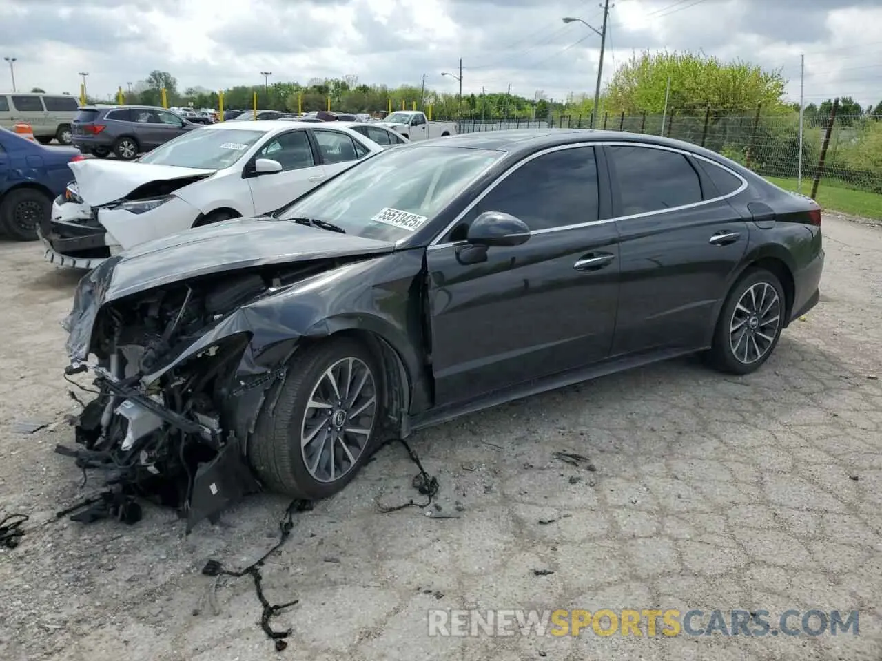 1 fotografías del automóvil dañado KMHL34J25NA227354 HYUNDAI SONATA 2022