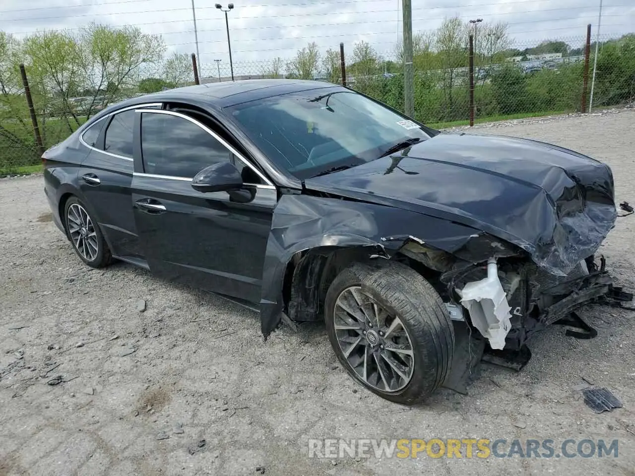 4 fotografías del automóvil dañado KMHL34J25NA227354 HYUNDAI SONATA 2022