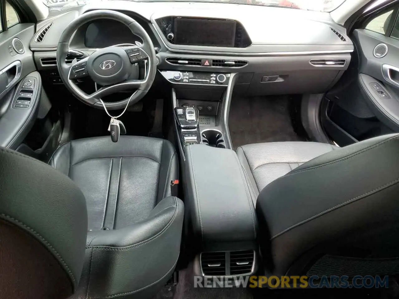 8 fotografías del automóvil dañado KMHL34J25NA227354 HYUNDAI SONATA 2022