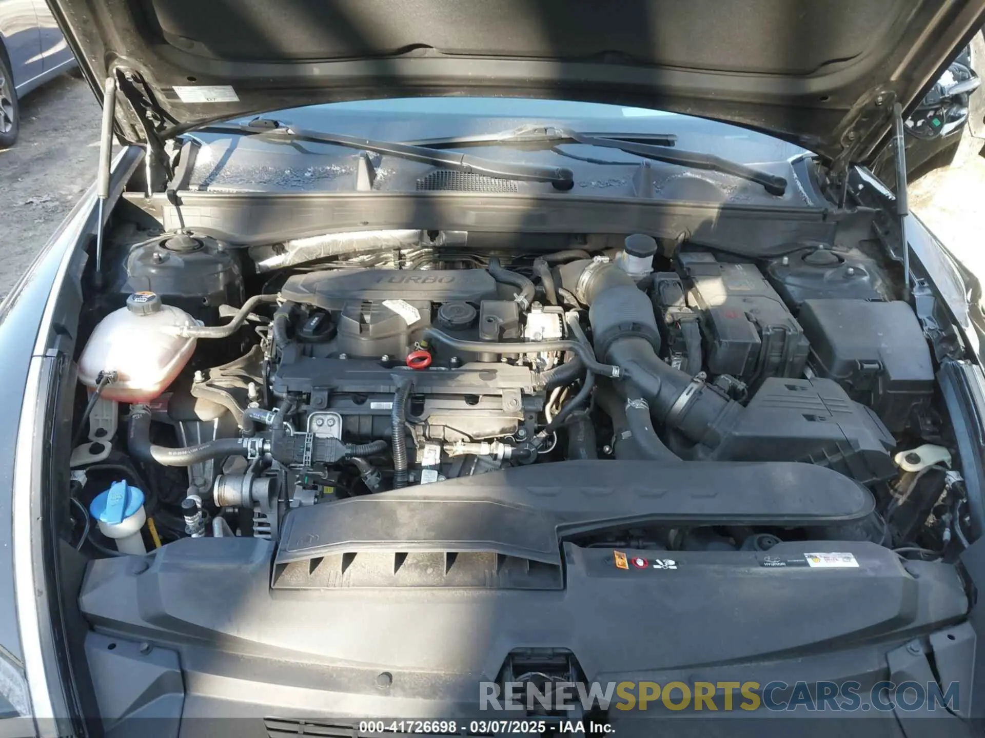 10 fotografías del automóvil dañado KMHL34J29NA213375 HYUNDAI SONATA 2022