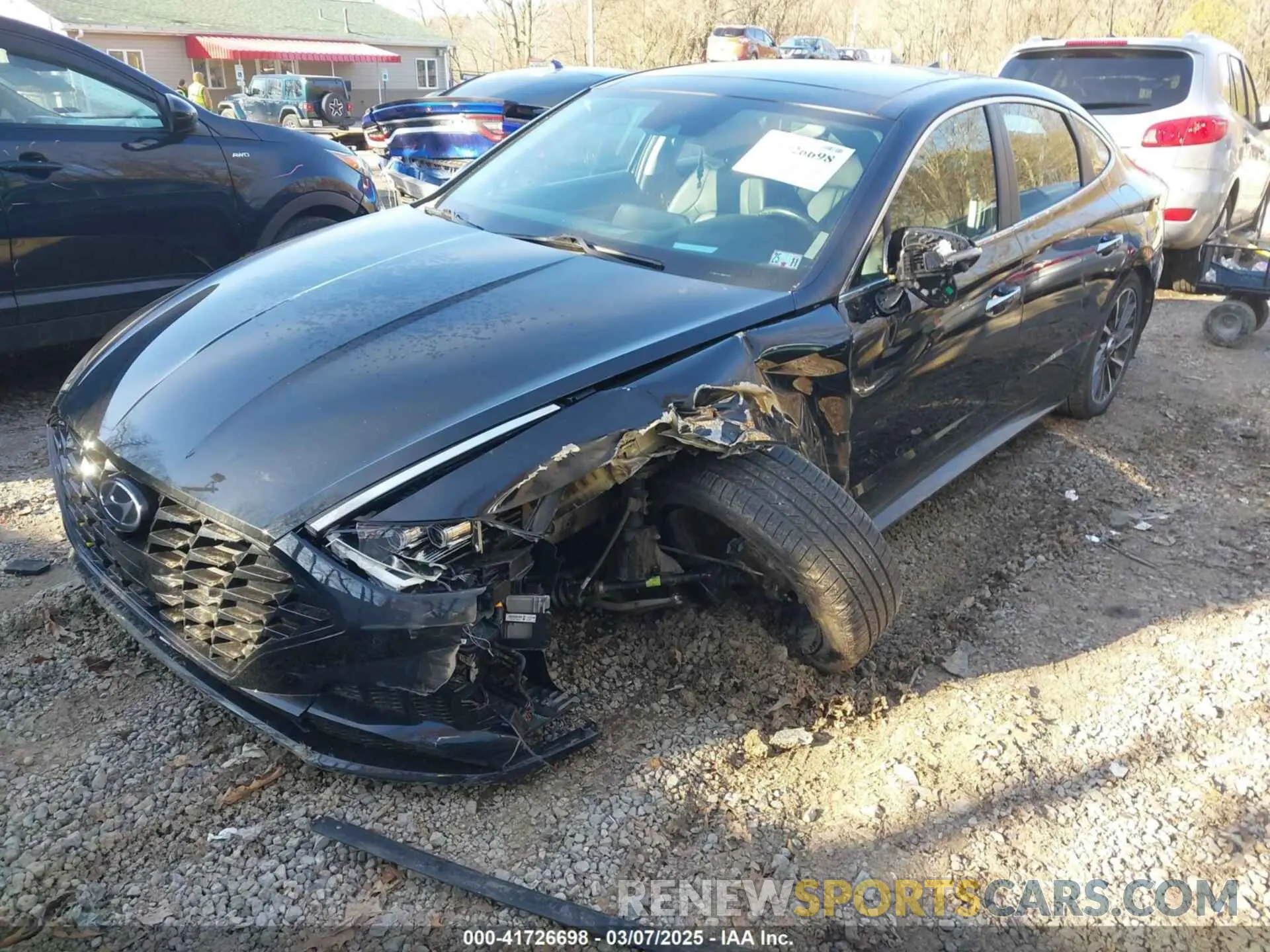 6 fotografías del automóvil dañado KMHL34J29NA213375 HYUNDAI SONATA 2022