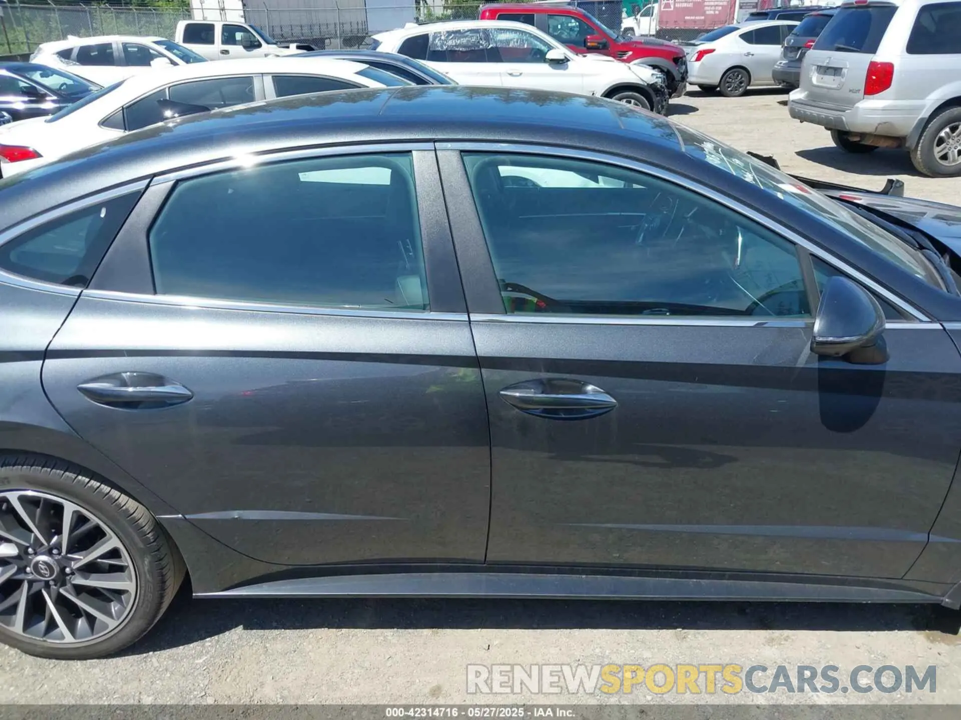 14 fotografías del automóvil dañado KMHL34J29NA243959 HYUNDAI SONATA 2022