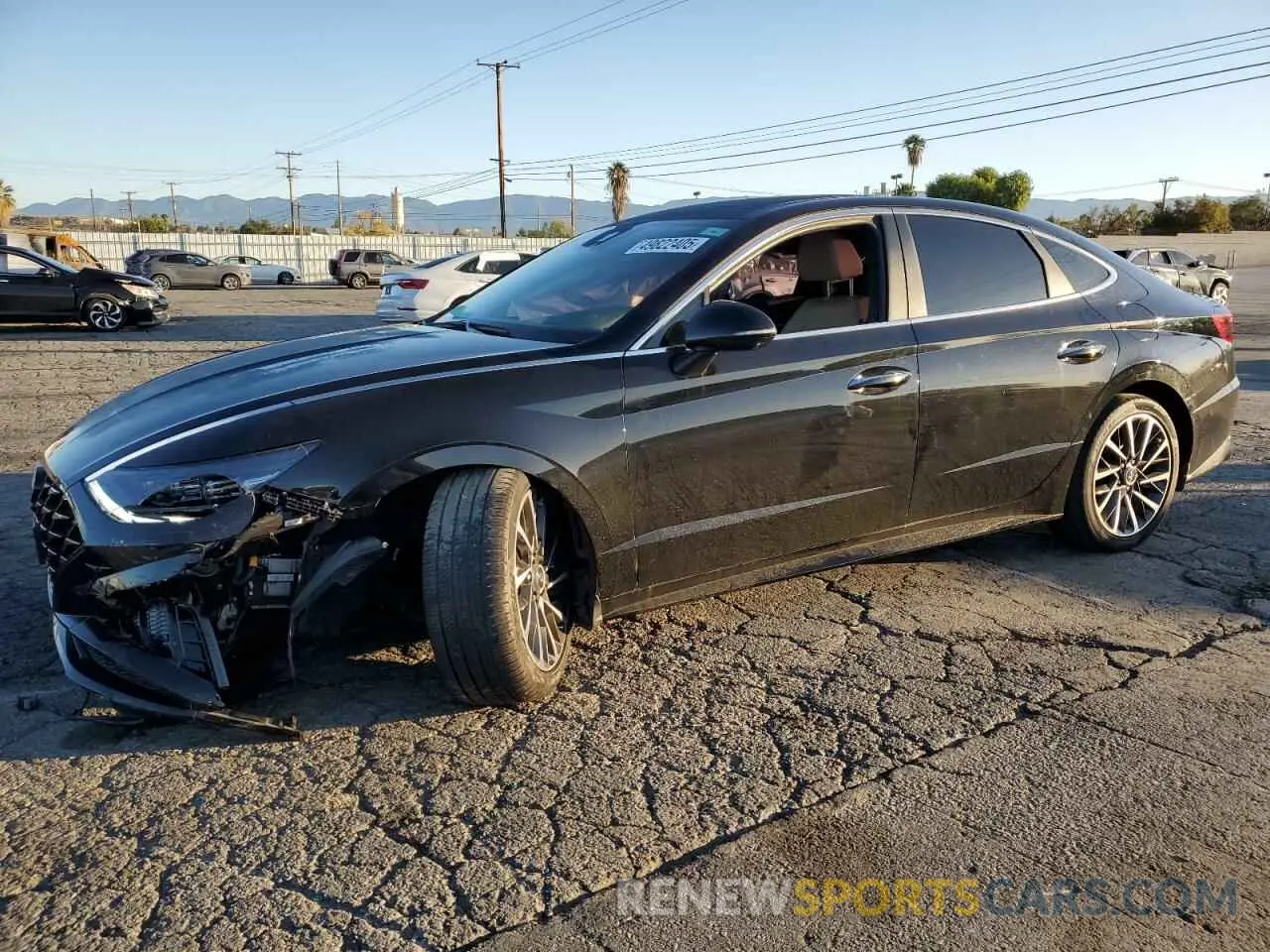 1 fotografías del automóvil dañado KMHL34J2XNA180662 HYUNDAI SONATA 2022
