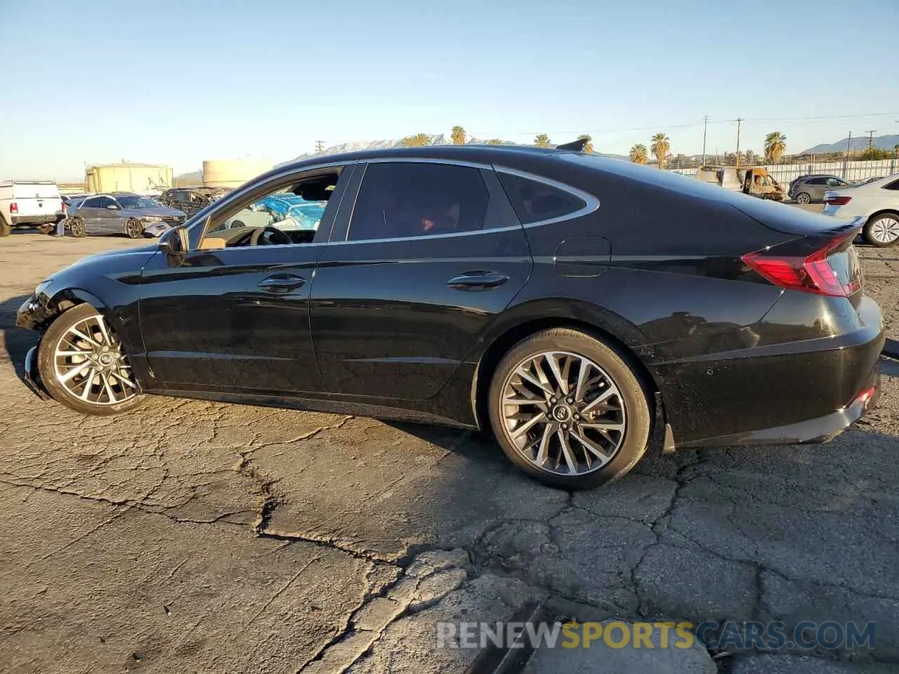 2 fotografías del automóvil dañado KMHL34J2XNA180662 HYUNDAI SONATA 2022