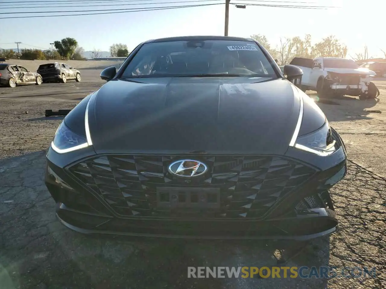 5 fotografías del automóvil dañado KMHL34J2XNA180662 HYUNDAI SONATA 2022