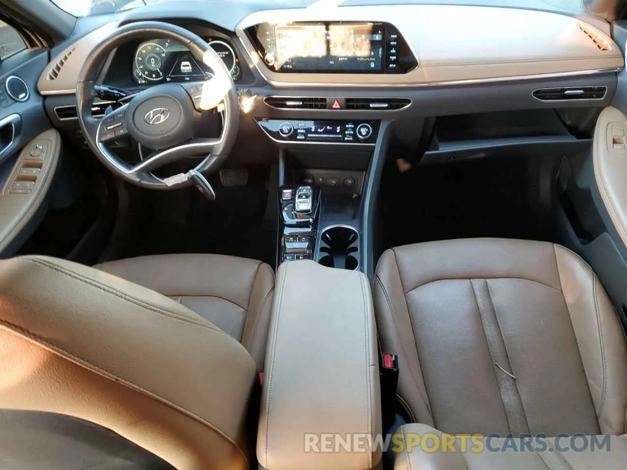 8 fotografías del automóvil dañado KMHL34J2XNA180662 HYUNDAI SONATA 2022