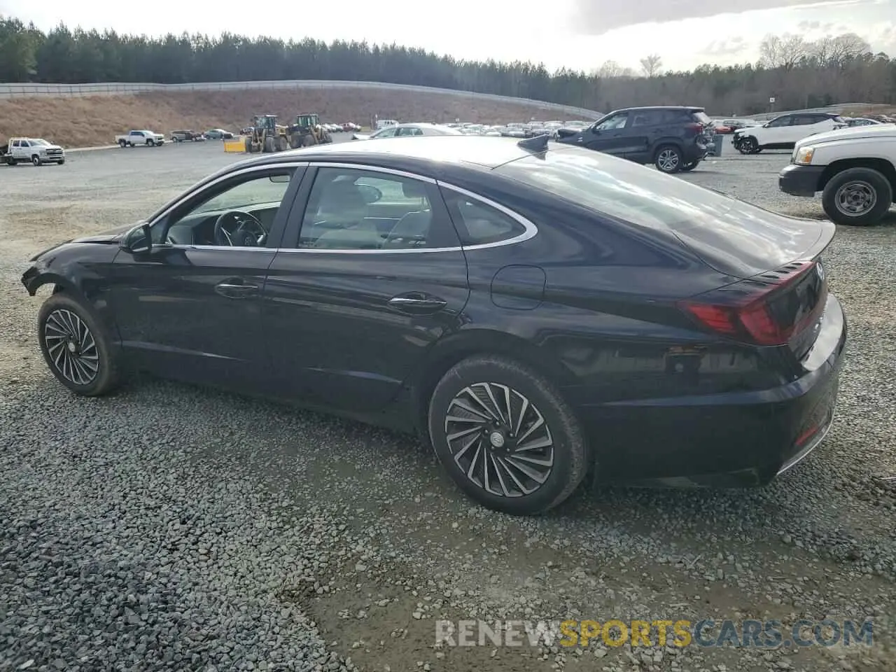 2 fotografías del automóvil dañado KMHL34JJ3NA045949 HYUNDAI SONATA 2022
