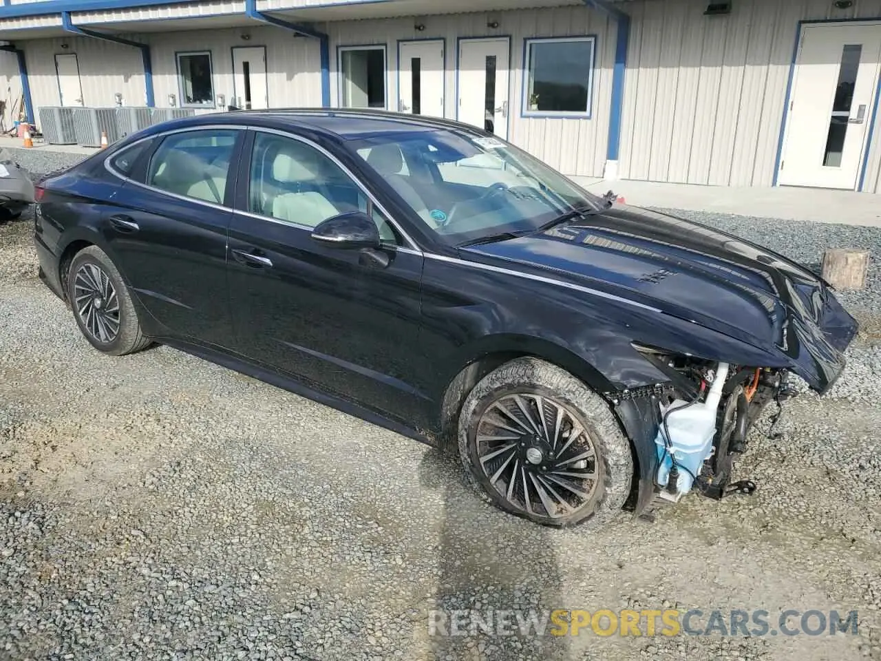 4 fotografías del automóvil dañado KMHL34JJ3NA045949 HYUNDAI SONATA 2022