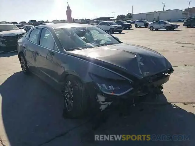 11 fotografías del automóvil dañado KMHL34JJXNA043891 HYUNDAI SONATA 2022