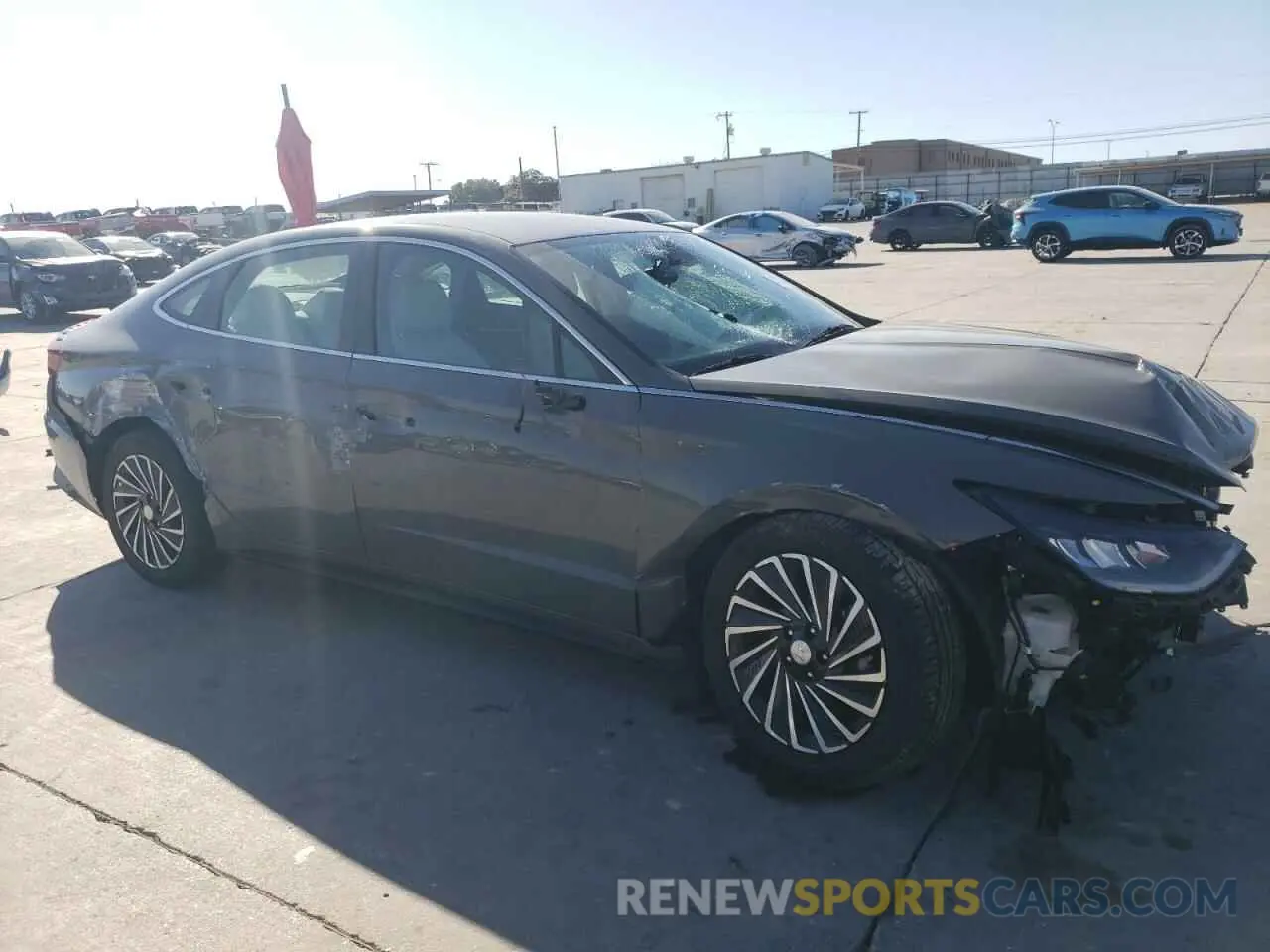 4 fotografías del automóvil dañado KMHL34JJXNA043891 HYUNDAI SONATA 2022
