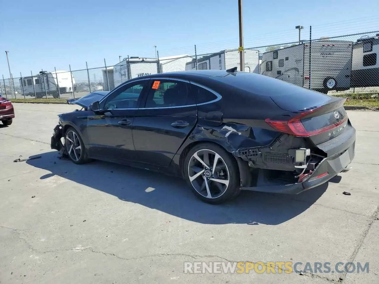 2 fotografías del automóvil dañado KMHL44J22NA223257 HYUNDAI SONATA 2022