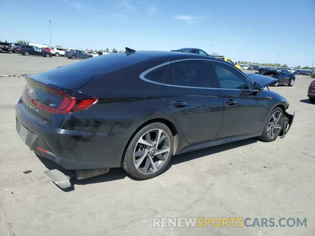 3 fotografías del automóvil dañado KMHL44J22NA223257 HYUNDAI SONATA 2022