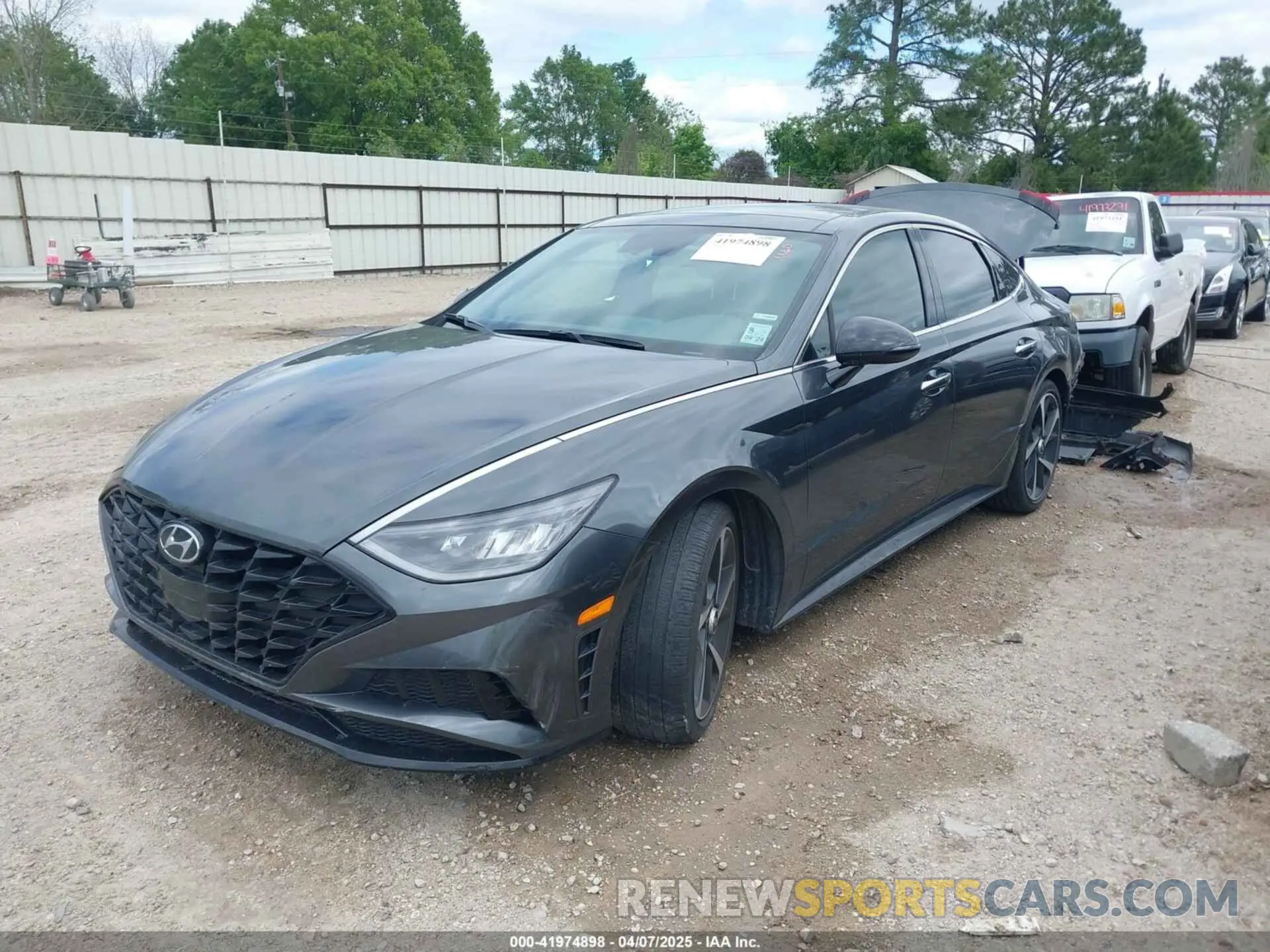 2 fotografías del automóvil dañado KMHL44J23NA241900 HYUNDAI SONATA 2022