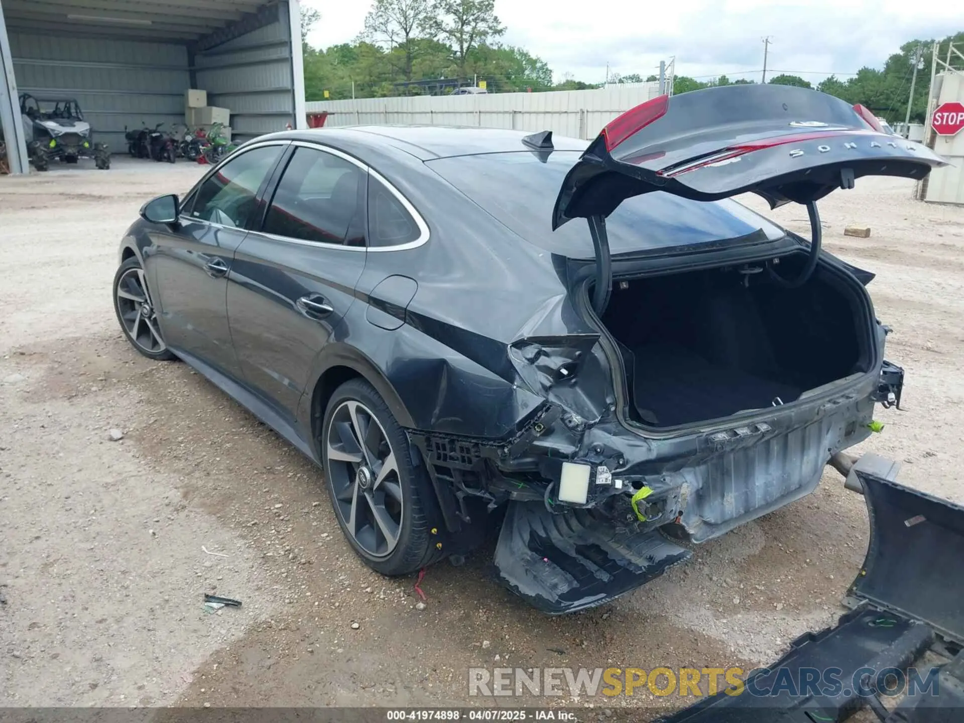 3 fotografías del automóvil dañado KMHL44J23NA241900 HYUNDAI SONATA 2022