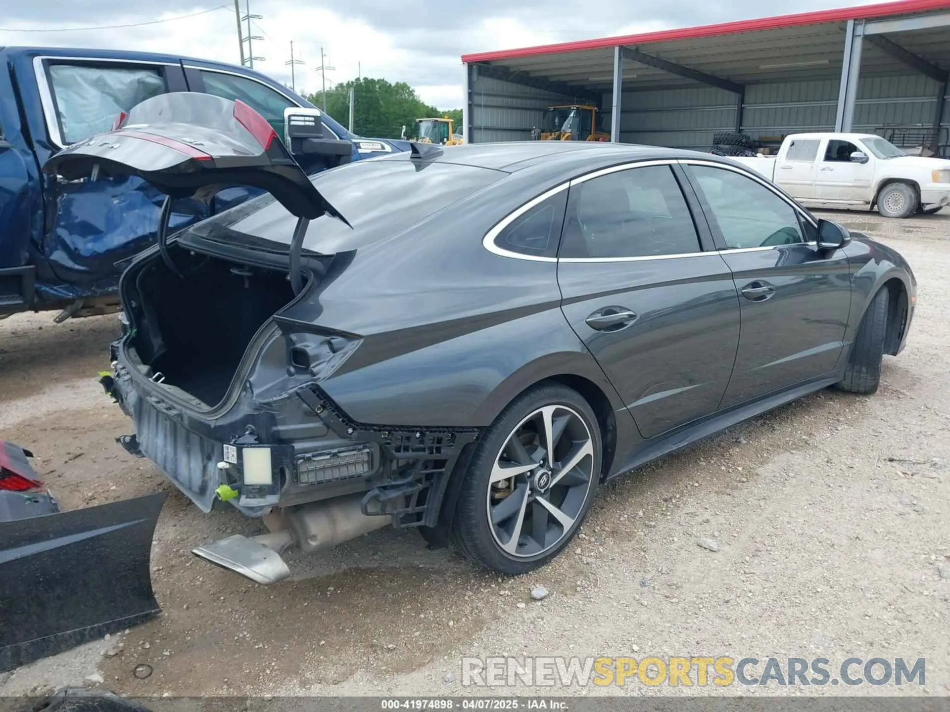 4 fotografías del automóvil dañado KMHL44J23NA241900 HYUNDAI SONATA 2022