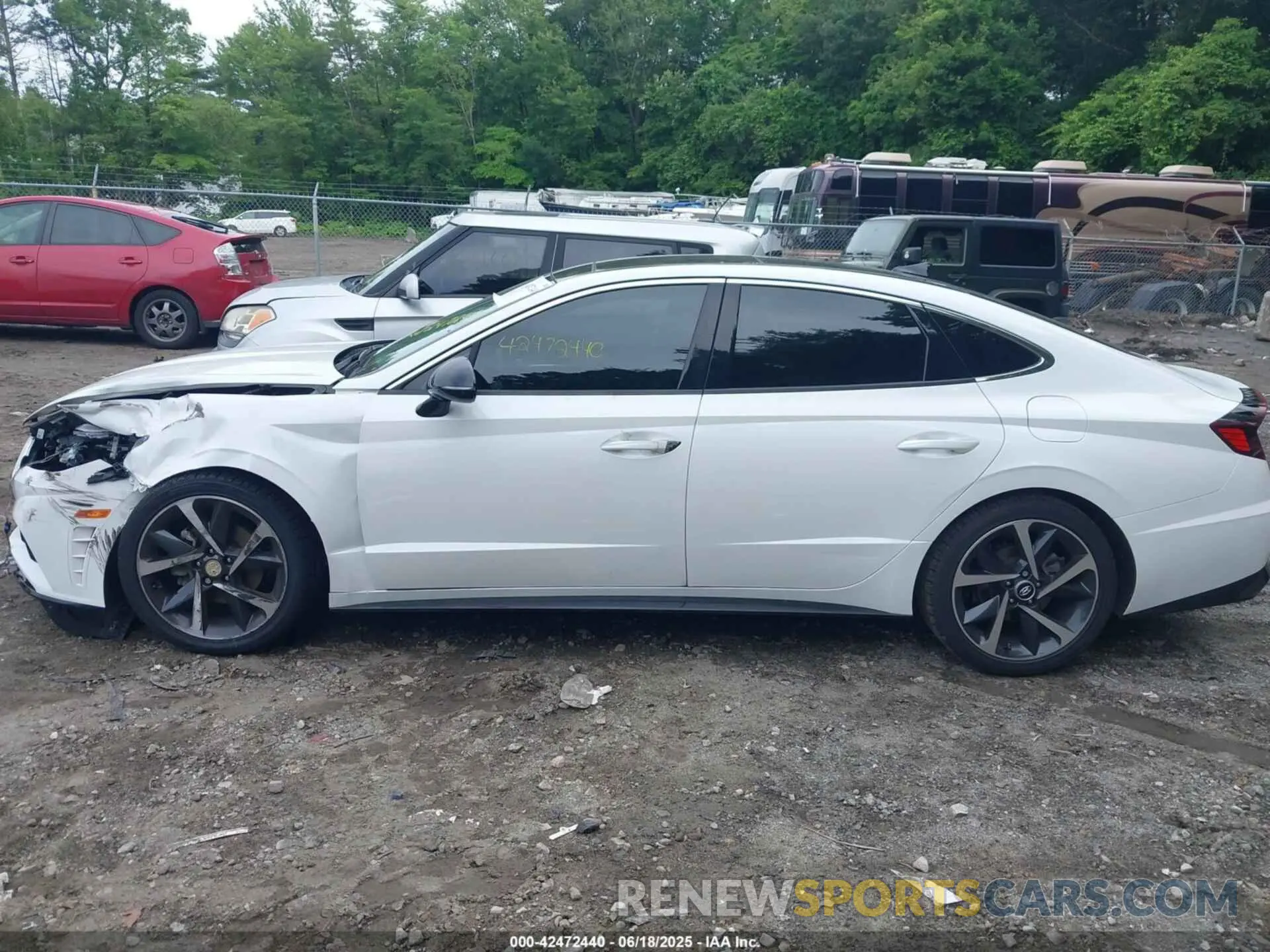 14 fotografías del automóvil dañado KMHL44J26NA212505 HYUNDAI SONATA 2022