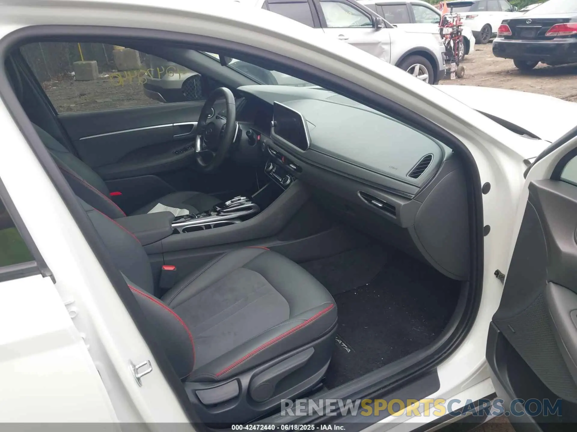 5 fotografías del automóvil dañado KMHL44J26NA212505 HYUNDAI SONATA 2022