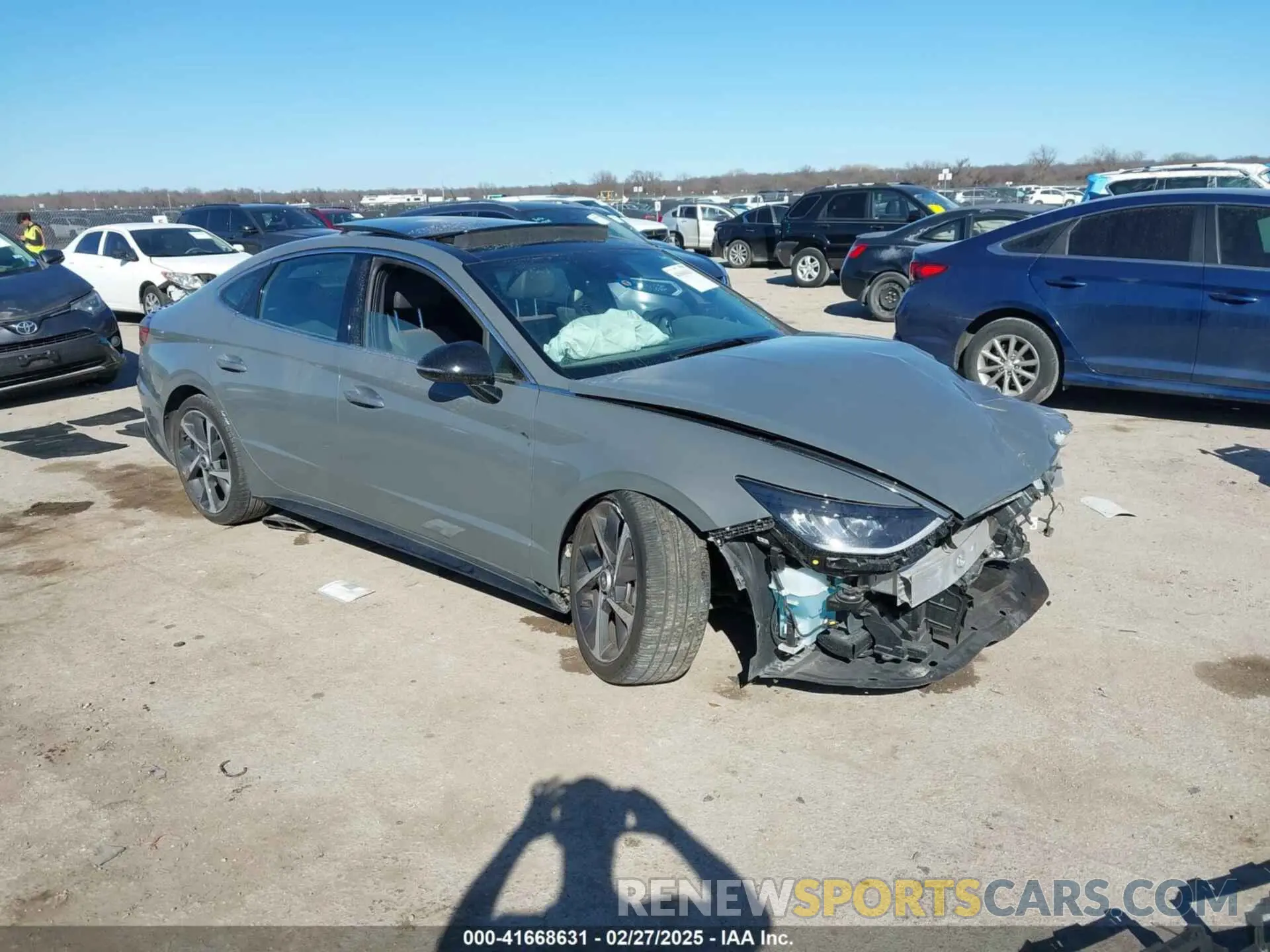 1 fotografías del automóvil dañado KMHL44J26NA240496 HYUNDAI SONATA 2022