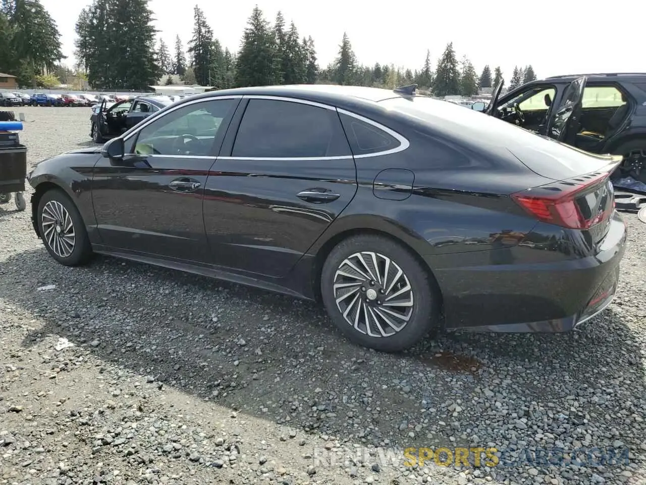2 fotografías del automóvil dañado KMHL54JJ9NA051202 HYUNDAI SONATA 2022