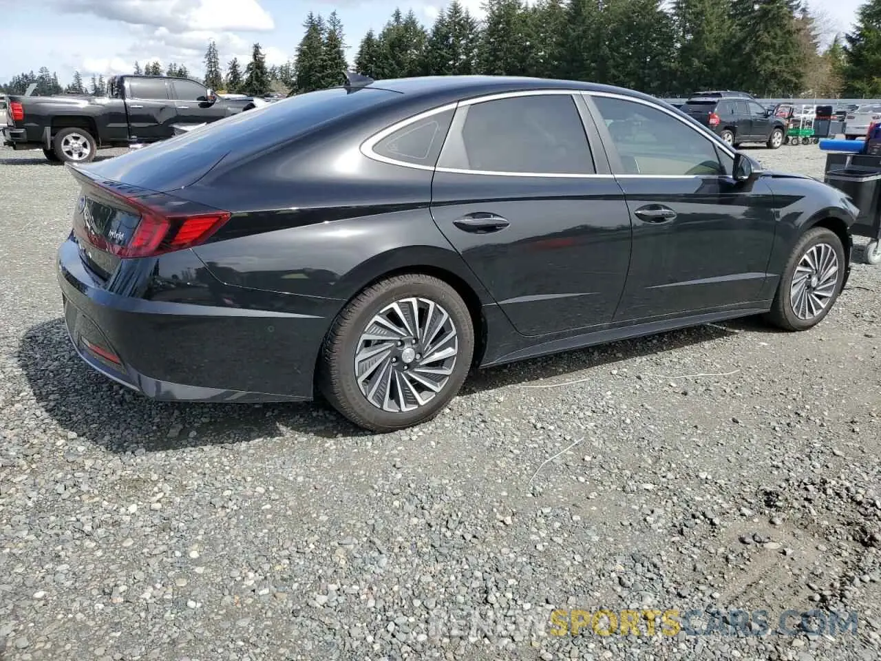 3 fotografías del automóvil dañado KMHL54JJ9NA051202 HYUNDAI SONATA 2022