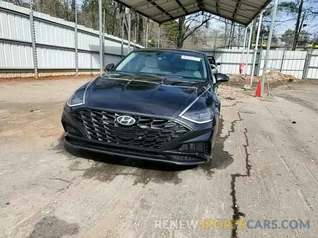13 fotografías del automóvil dañado KMHL64JA0NA232041 HYUNDAI SONATA 2022