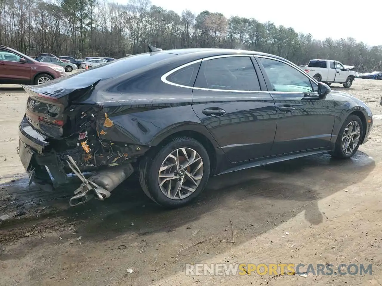 3 fotografías del automóvil dañado KMHL64JA0NA232041 HYUNDAI SONATA 2022