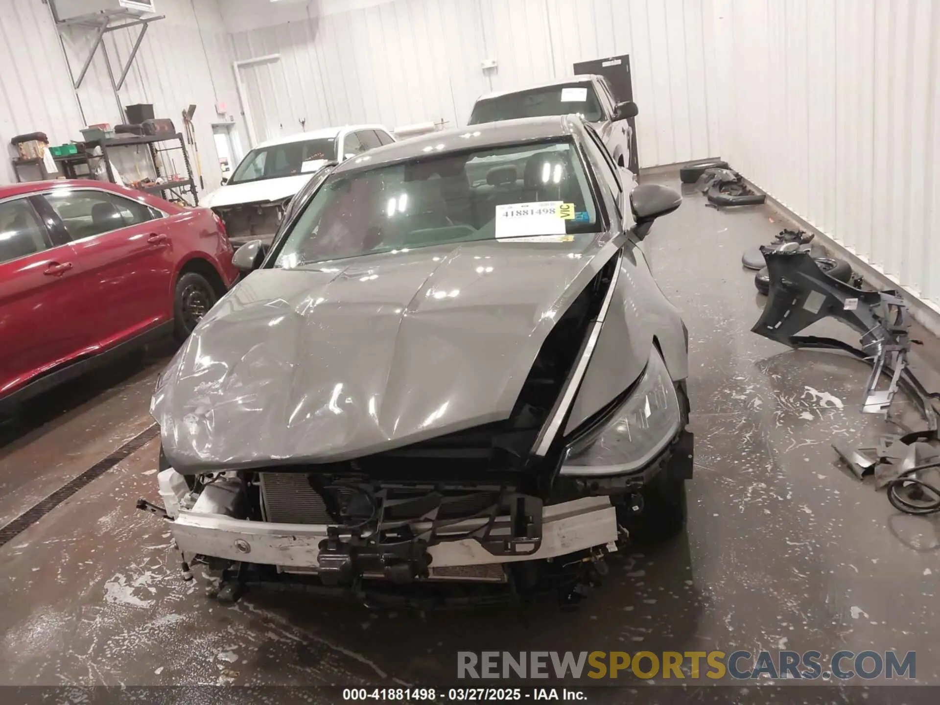 12 fotografías del automóvil dañado KMHL64JA0NA244450 HYUNDAI SONATA 2022