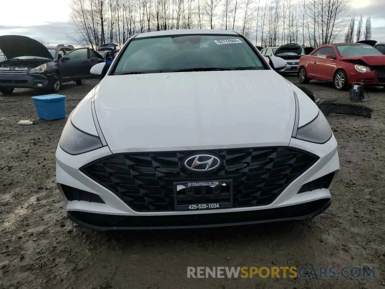 5 fotografías del automóvil dañado KMHL64JA1NA187210 HYUNDAI SONATA 2022