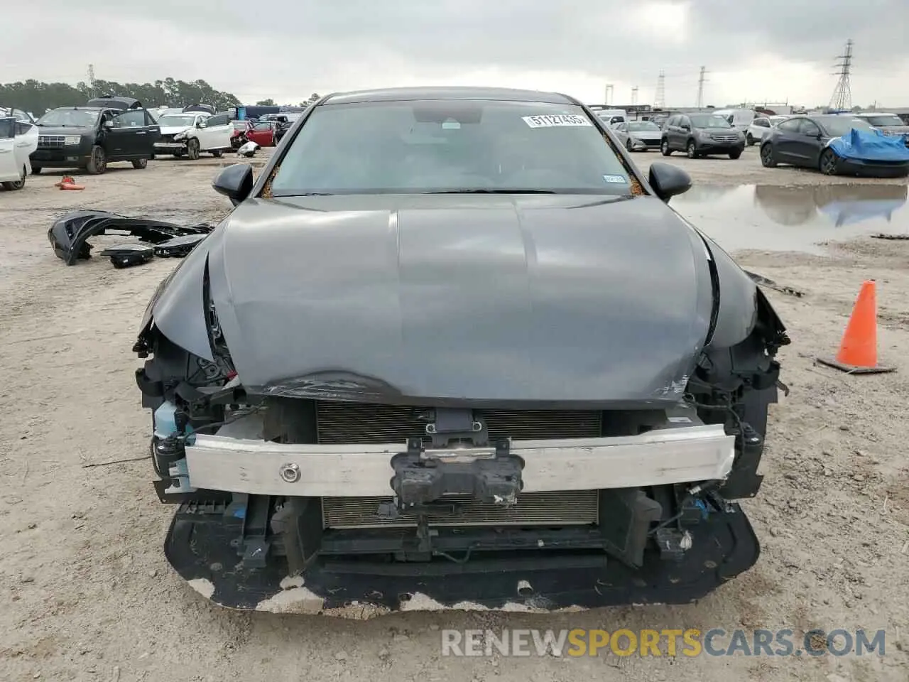 5 fotografías del automóvil dañado KMHL64JA6NA174856 HYUNDAI SONATA 2022