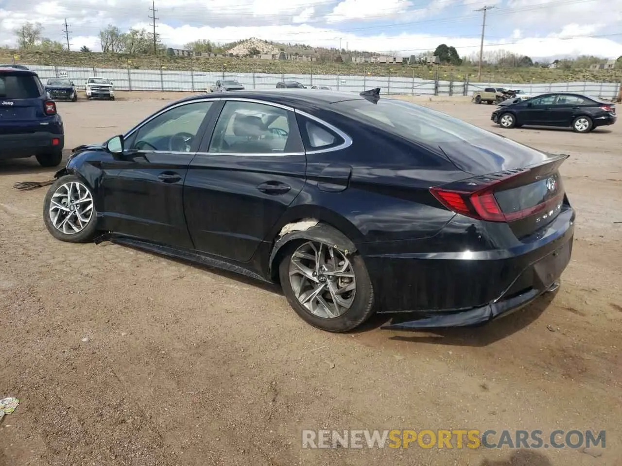2 fotografías del automóvil dañado KMHL64JA6NA218807 HYUNDAI SONATA 2022